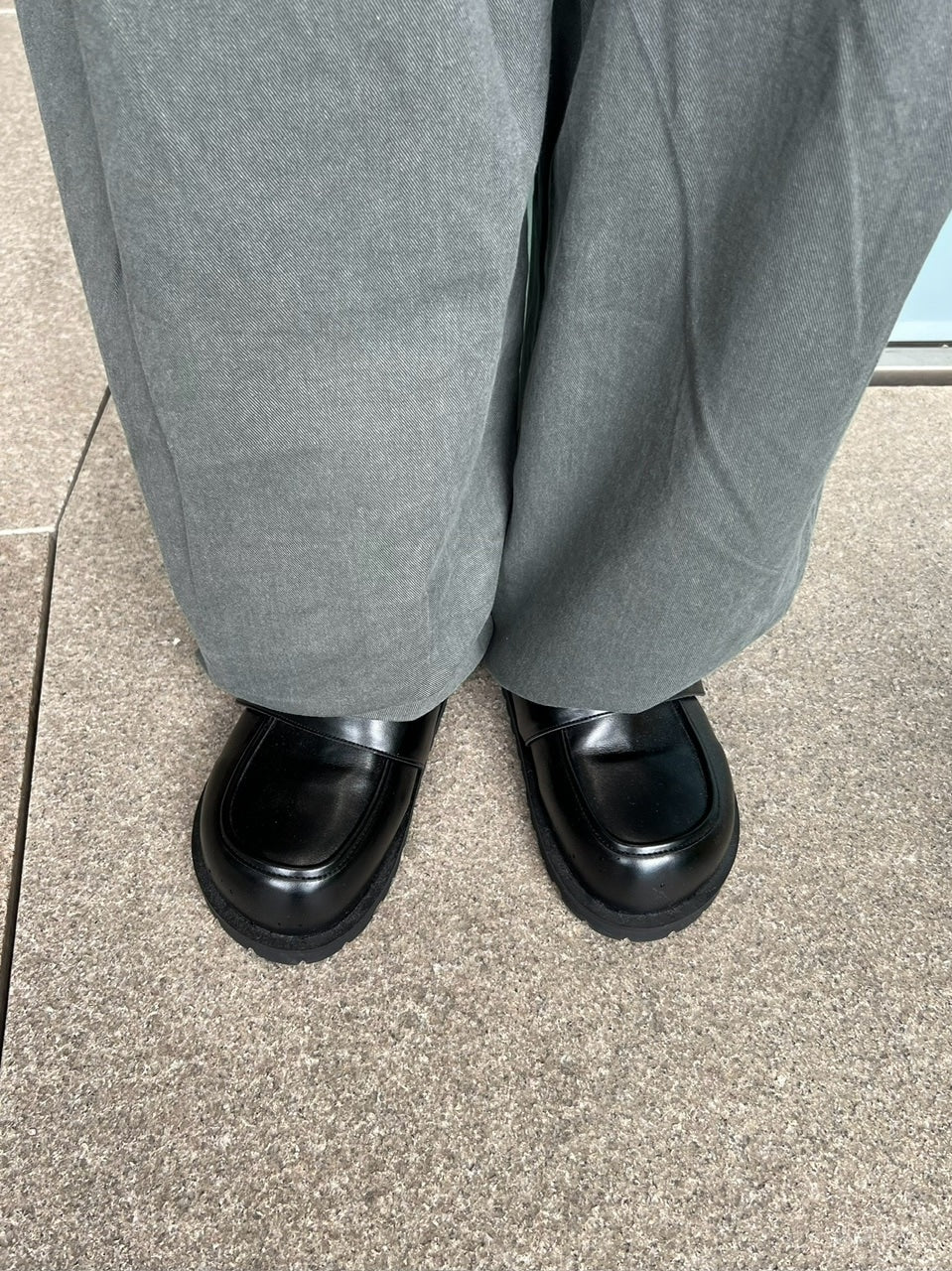【Chikashitsu +】volume toe loafer like mule