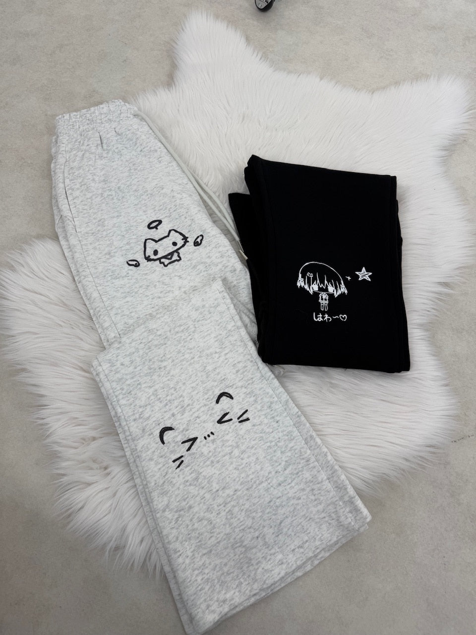 国際配送【Nerd out XU】neko!! sweat pants (2color)