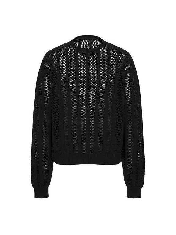 【DNSR】Meshed Crop Knit