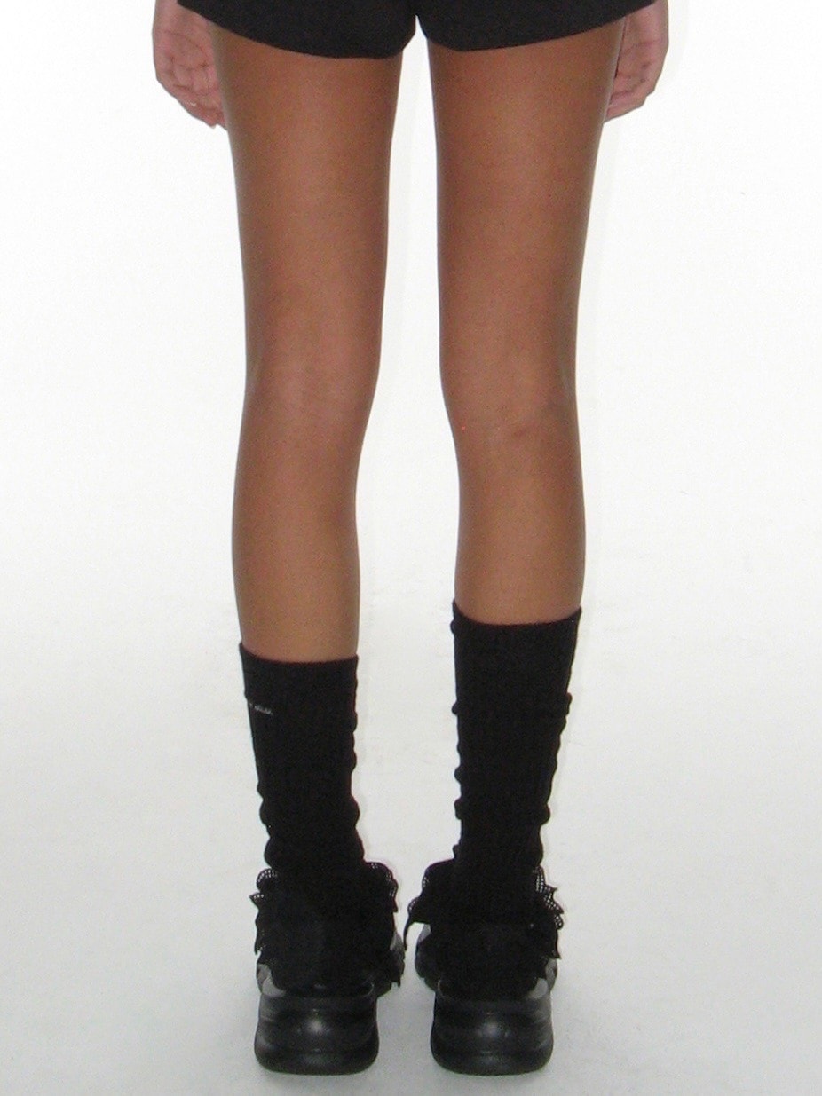 【CRANK】COTTON FRILL SHOE COVER