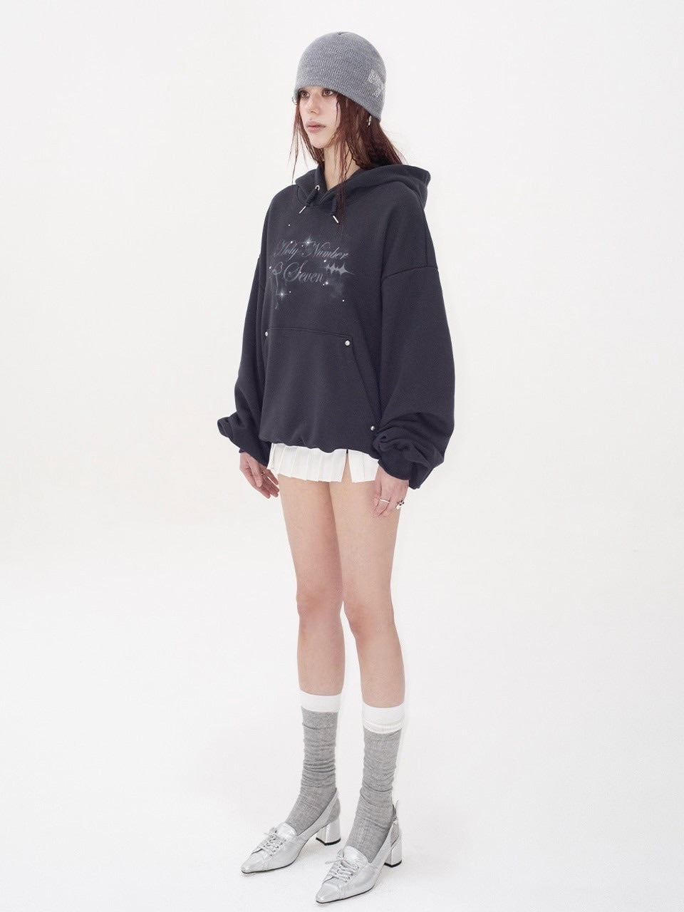 【HOLY NUMBER 7】LOVELY RIBBON DANCER CUBIC HOODIE