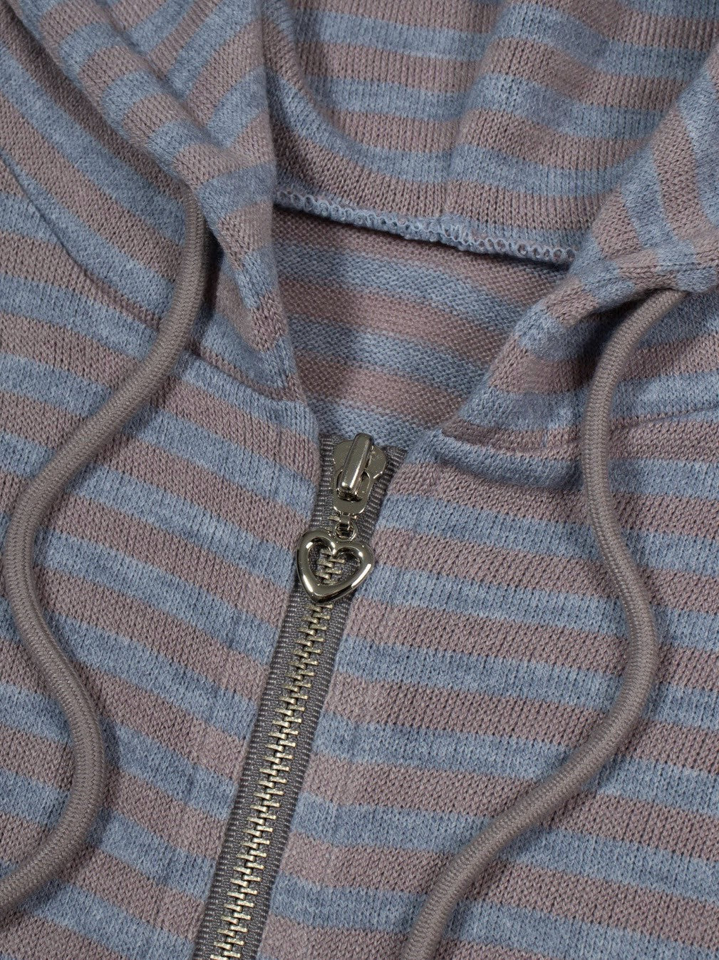 【Uglyshadow】US STRIPED HOOD ZIP UP