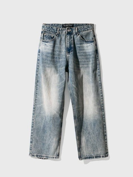 【Cord】Washed Under Cut Denim Pants