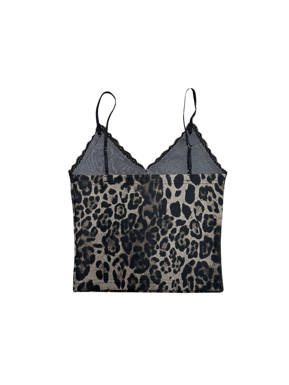 受注制【Never mind the XU】leopard camisole (2color)
