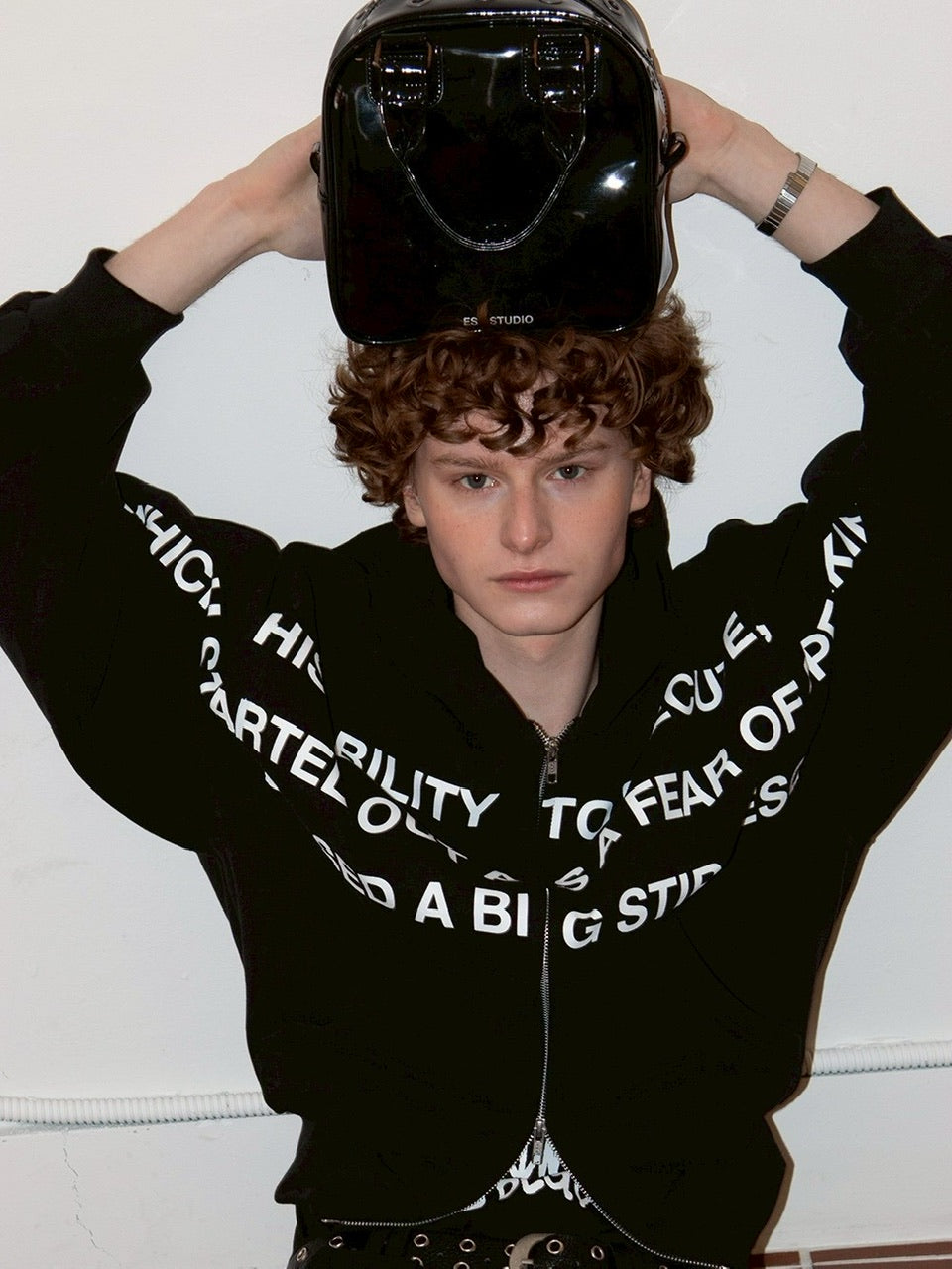 【ESC STUDIO】eyelet tote bag