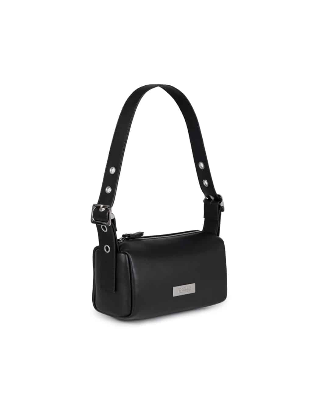 【ROCK CAKE】Square Leather Belt Shoulder Bag