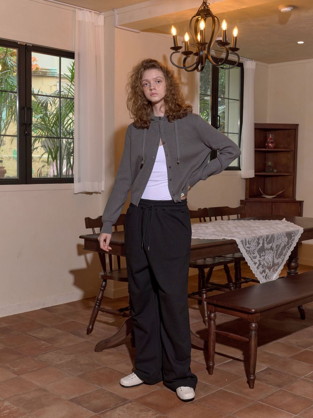 【ROCK CAKE】96 Applique 2way Jogger