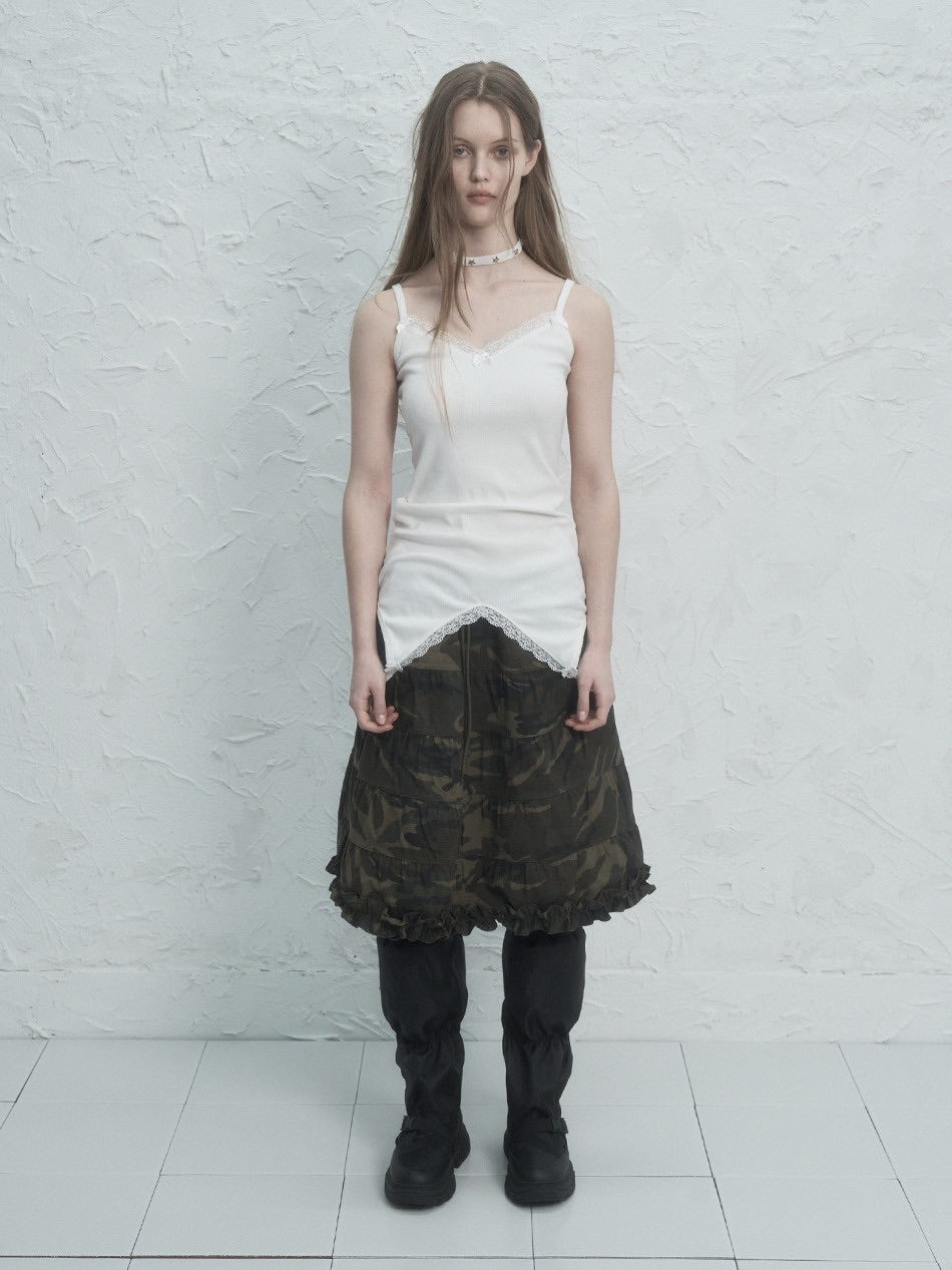 【SETUP‐EXE】LACE UP DOWN SLEEVELESS