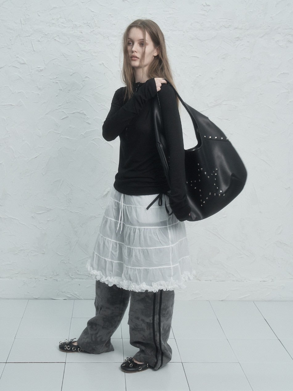 【SETUP‐EXE】FRILL CANCAN SKIRT