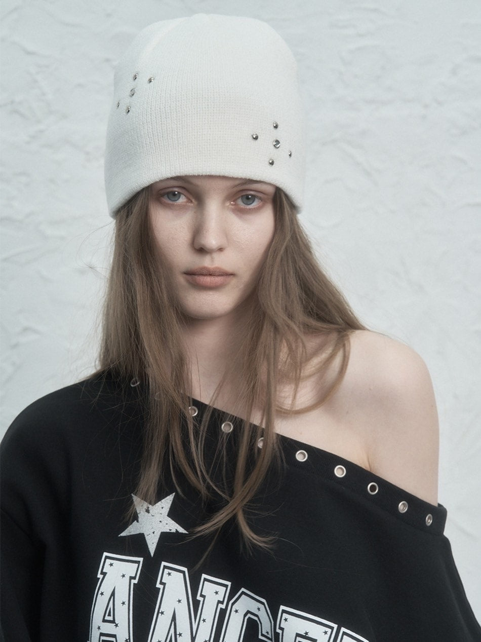 【SETUP‐EXE】STUDDED BEANIE