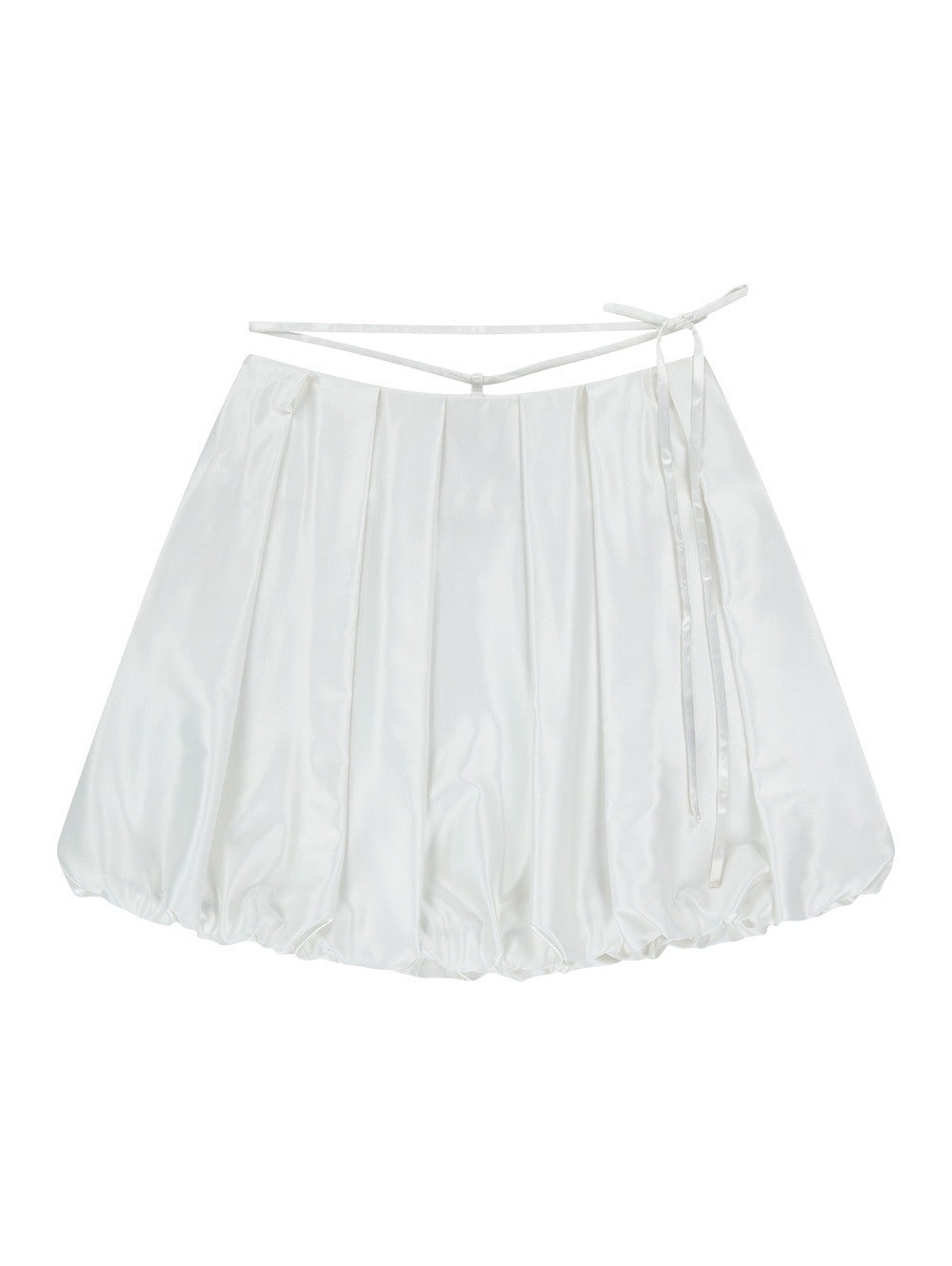 【TUOMIO】SATIN BALLOON SKIRT