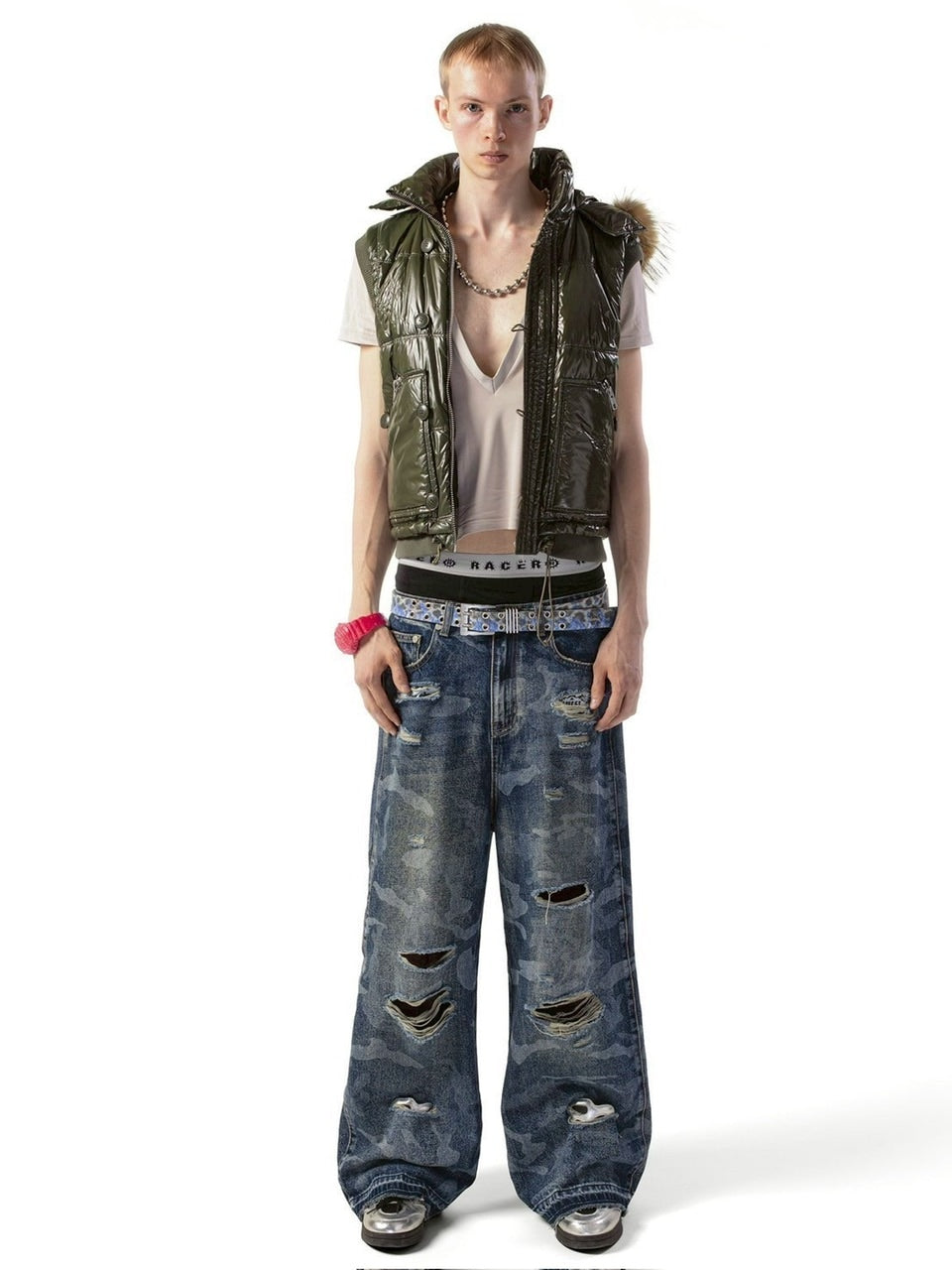 【RACER WORLDWIDE】Laser Camo Jeans