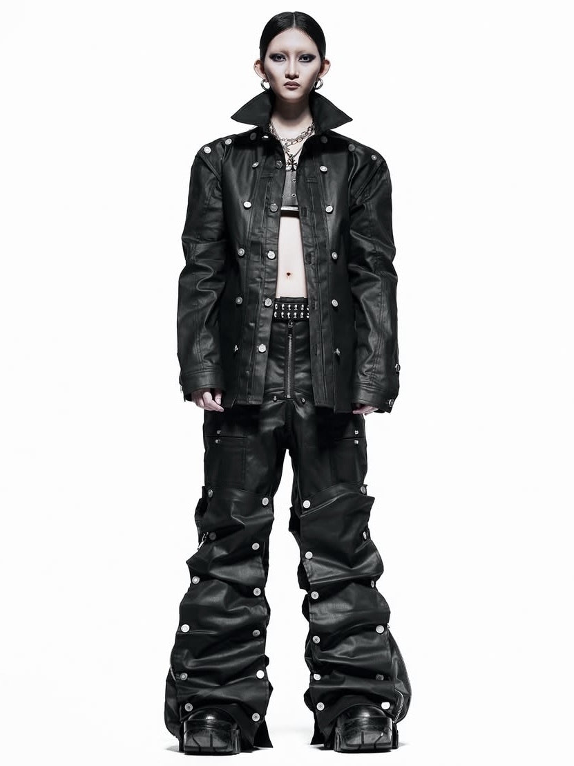 【RICH】Multi Button Denim Jacket