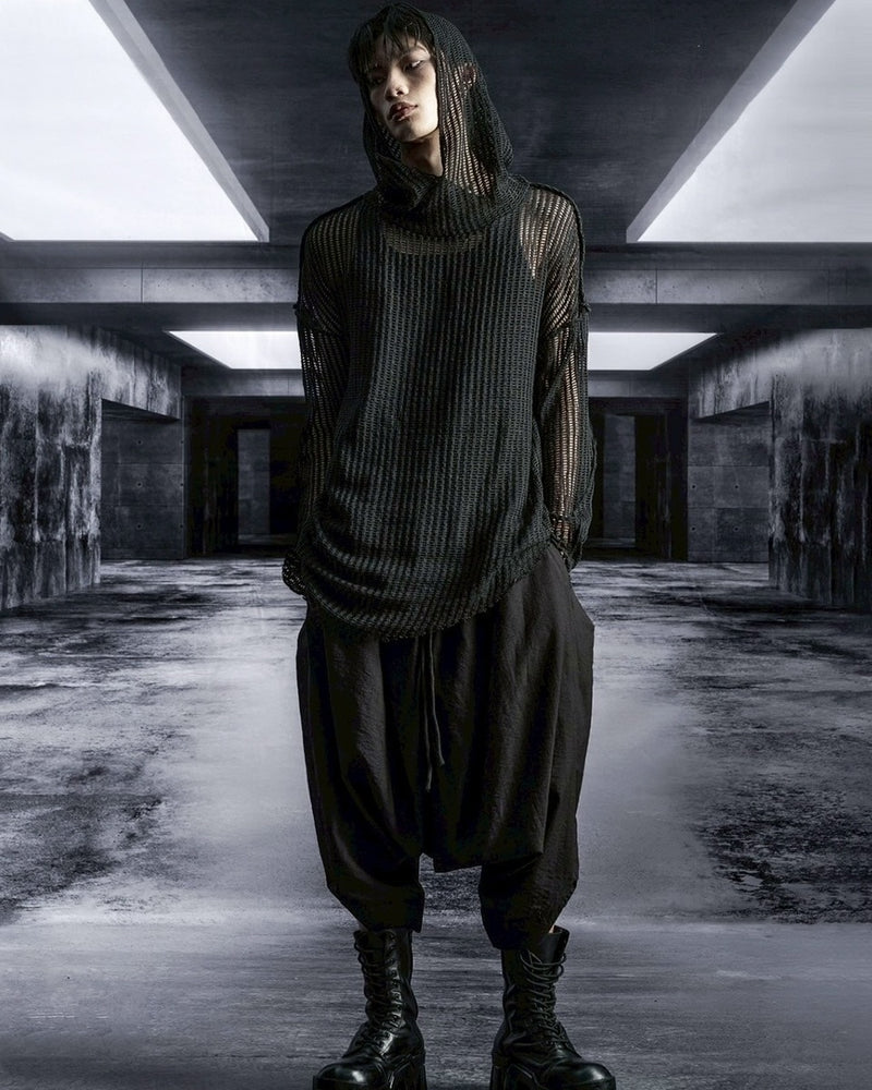 1/2 20:00再販【RICH】Mesh Hoodie / 【リッチ】メッシュフードトップス