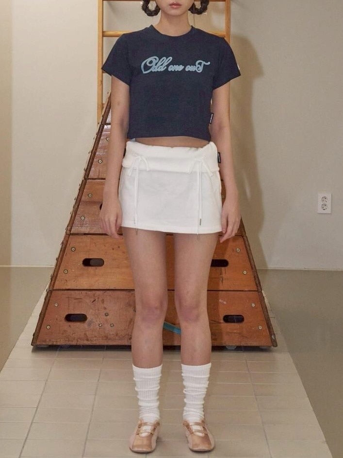 【ODDONEOUT】TWO TONE LOGO T-SHIRTS