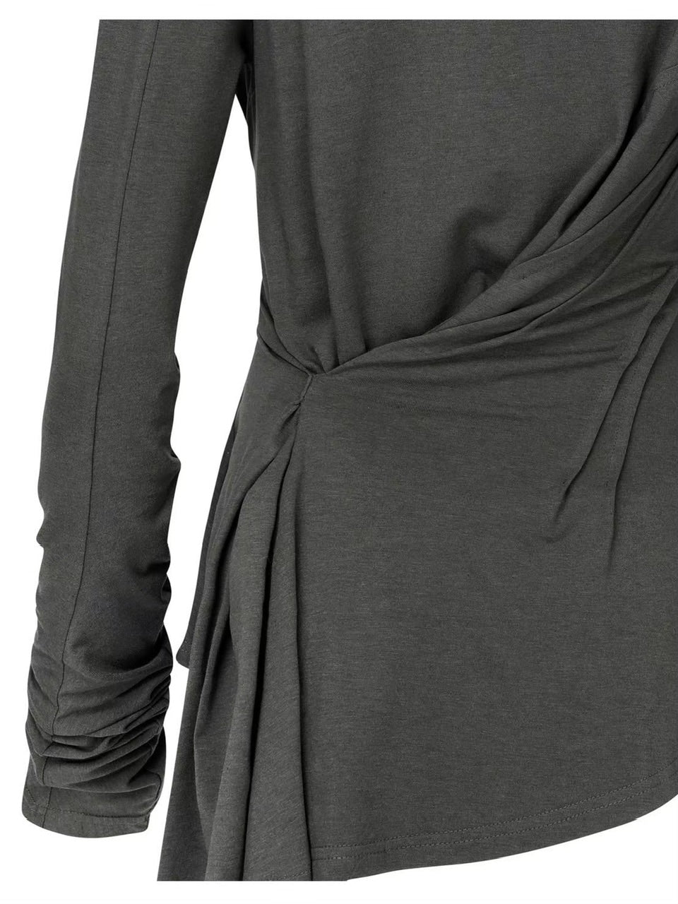 【NACHE】INCLINE DRAPING LONG SLEEVE