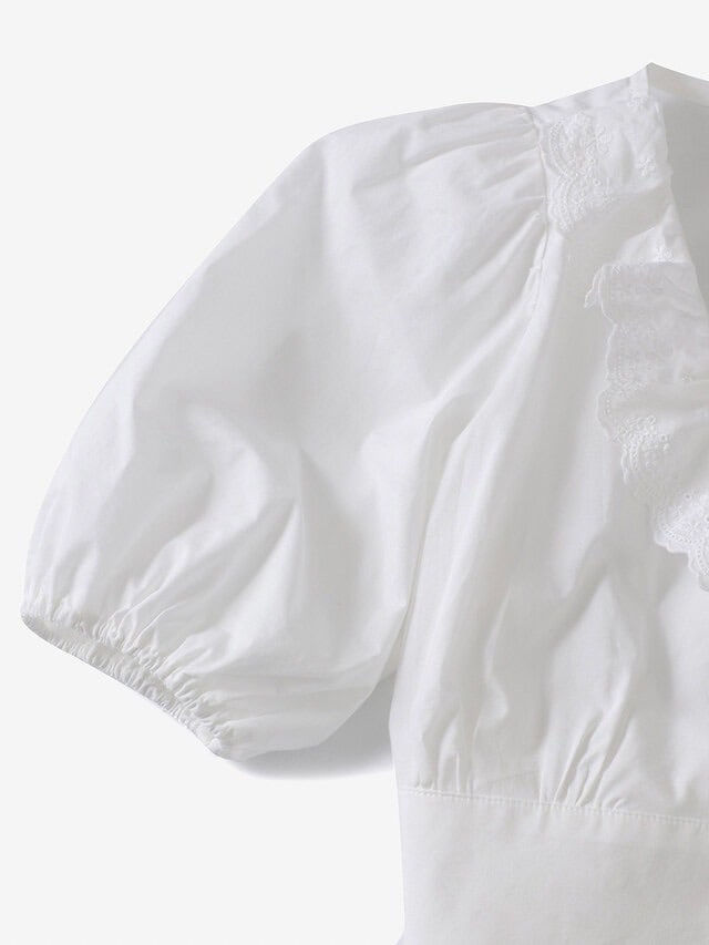 【NOTYOURROSE】Rosie wrap blouse