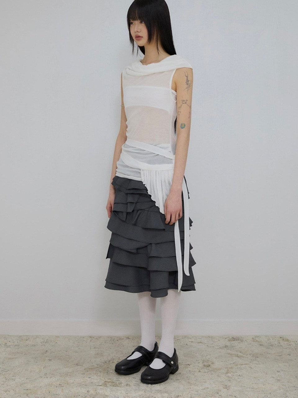 【FLAREUP】Faye Frill Sleeveless