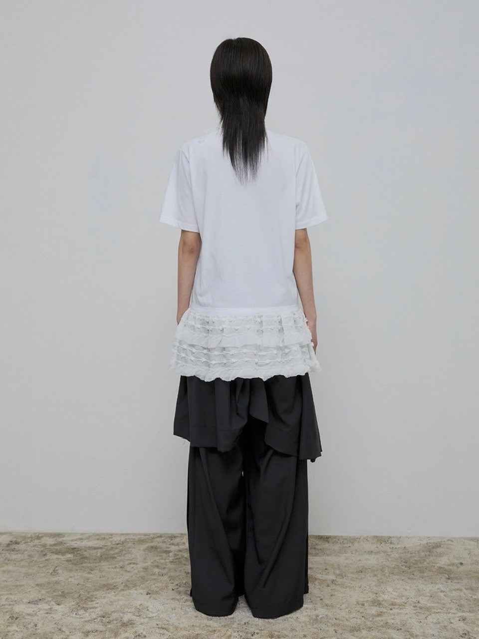 【FLAREUP】Layered Lace T-Shirt