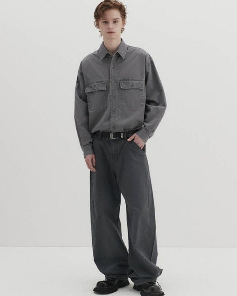 【DNSR】Curved Chino Pants