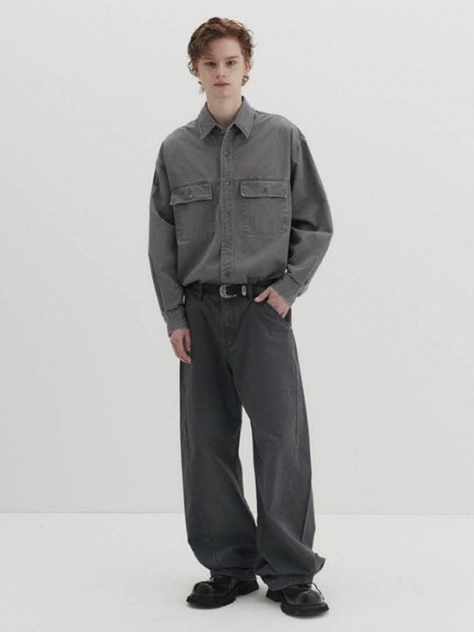 【DNSR】Curved Chino Pants