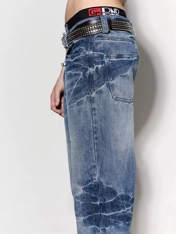 【DND4DES】MUSTACHE WASHED FLARED JEANS