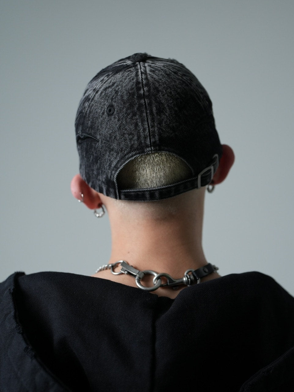 【CHIKASHITSU PLUS HIGH】Overdyed denim cap