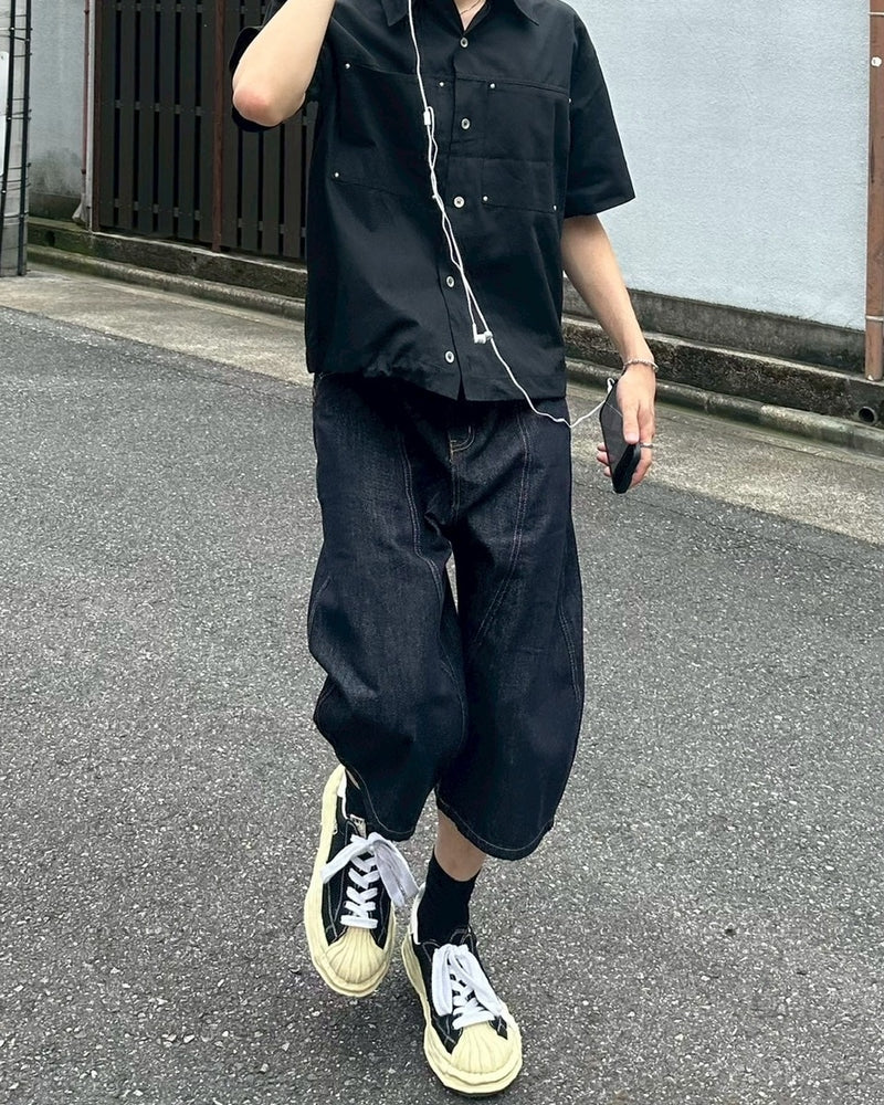 受注制【youll】rib cotton shirt jacket (2color)