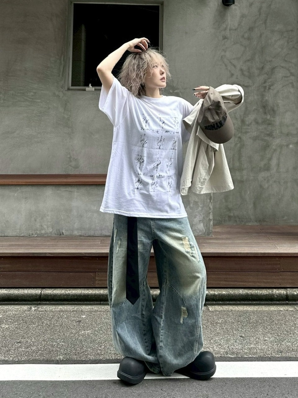 受注制【youll】slice tee (3color)