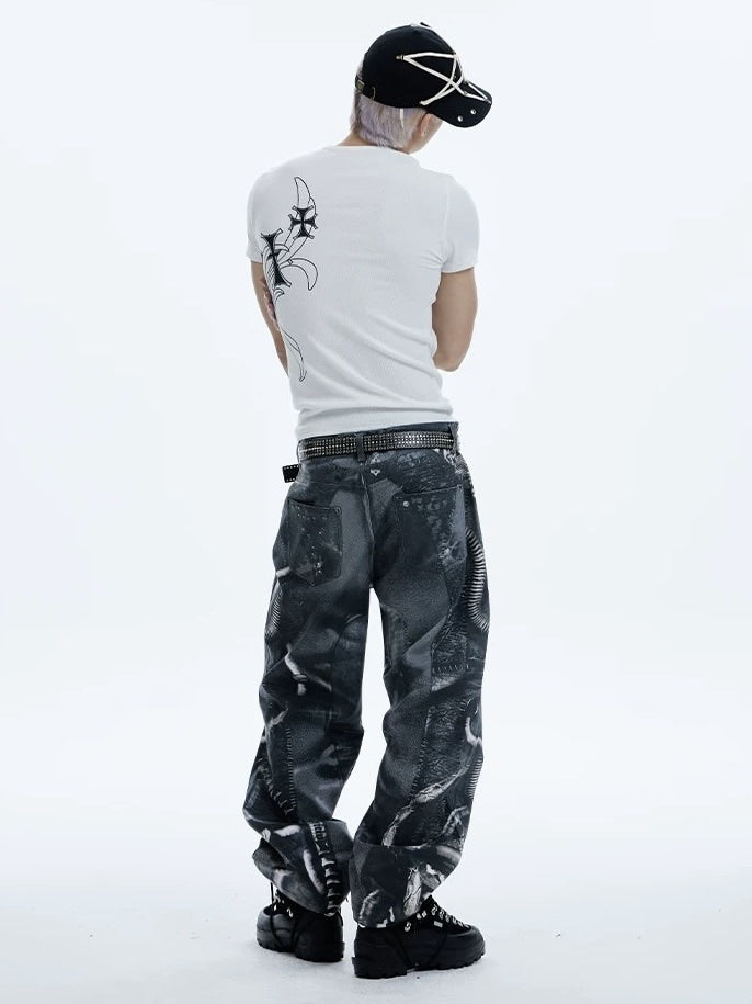 【DND4DES】HONEYSUCKLE CROSS T-SHIRT