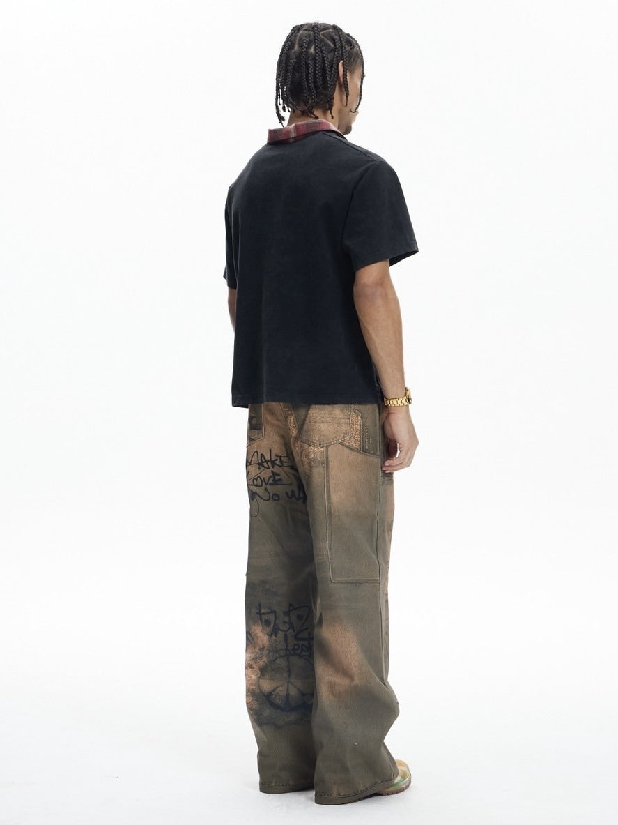 【DND4DES】RUNE ZIP-UP POLO SHIRT