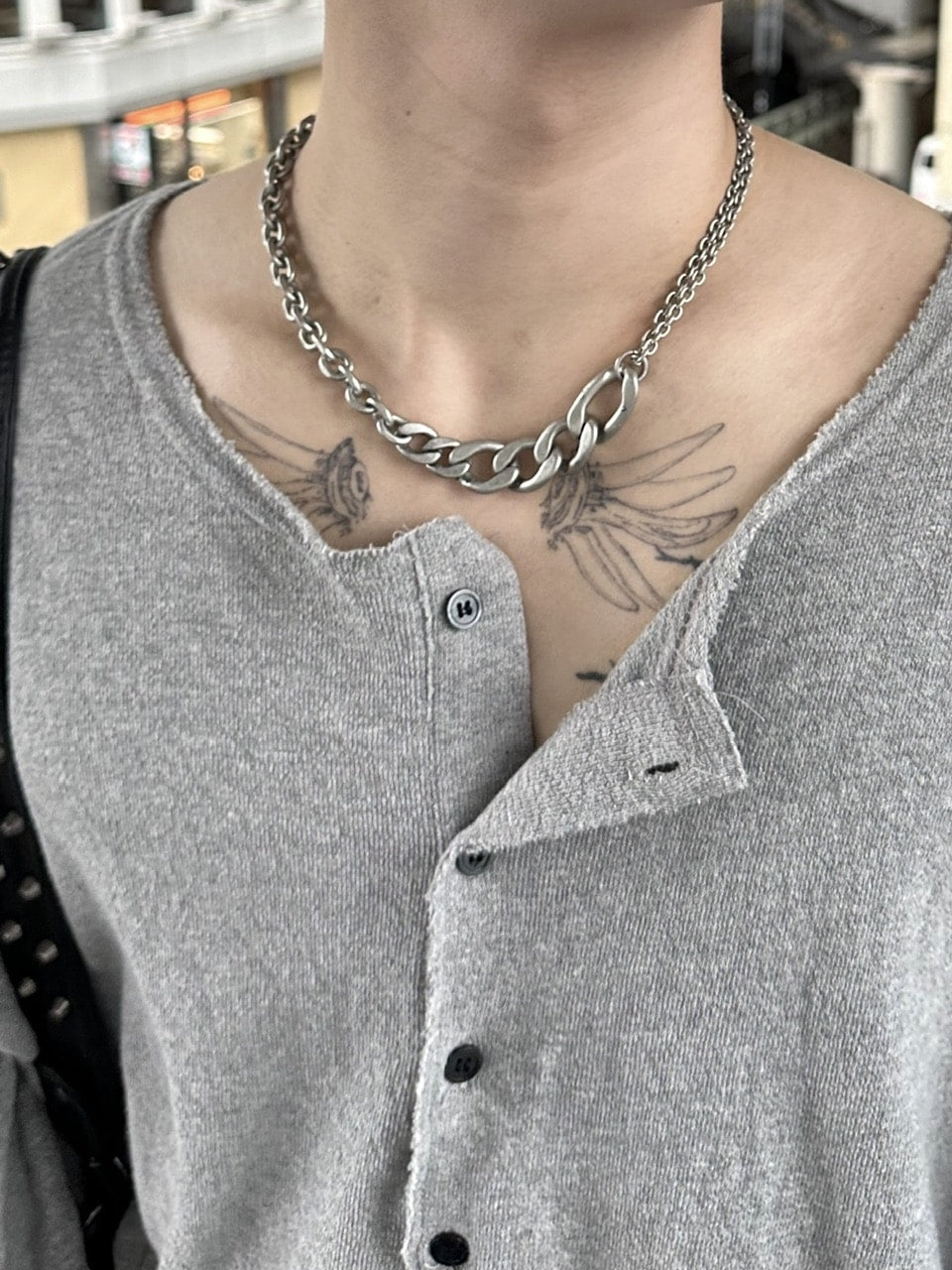 【CHIKASHITSU PLUS HIGH】Dual chain necklace