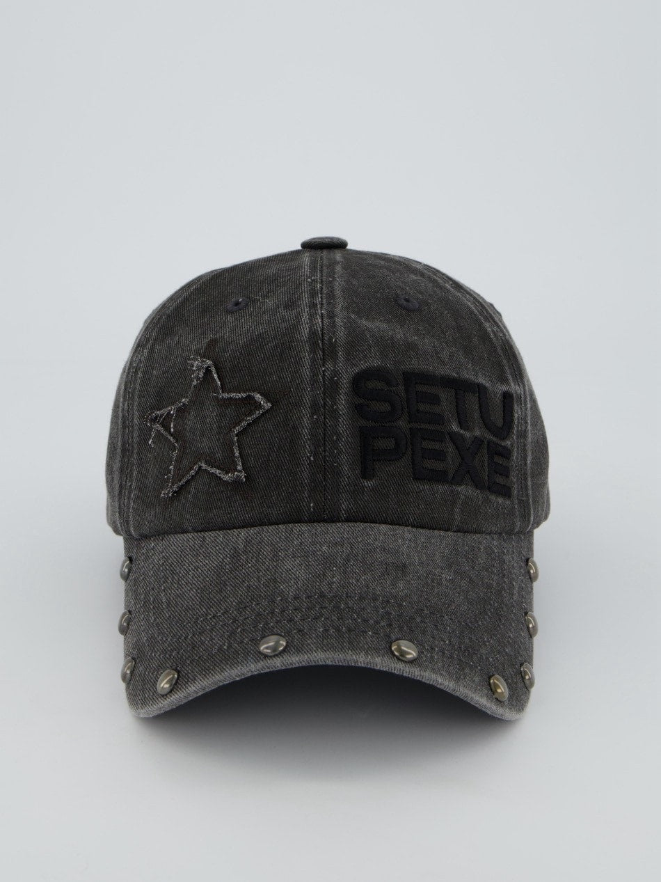 【SETUP‐EXE】STUDDED LOGO BALL CAP / 【セットアップエグゼ】スタッズロゴボールキャップ