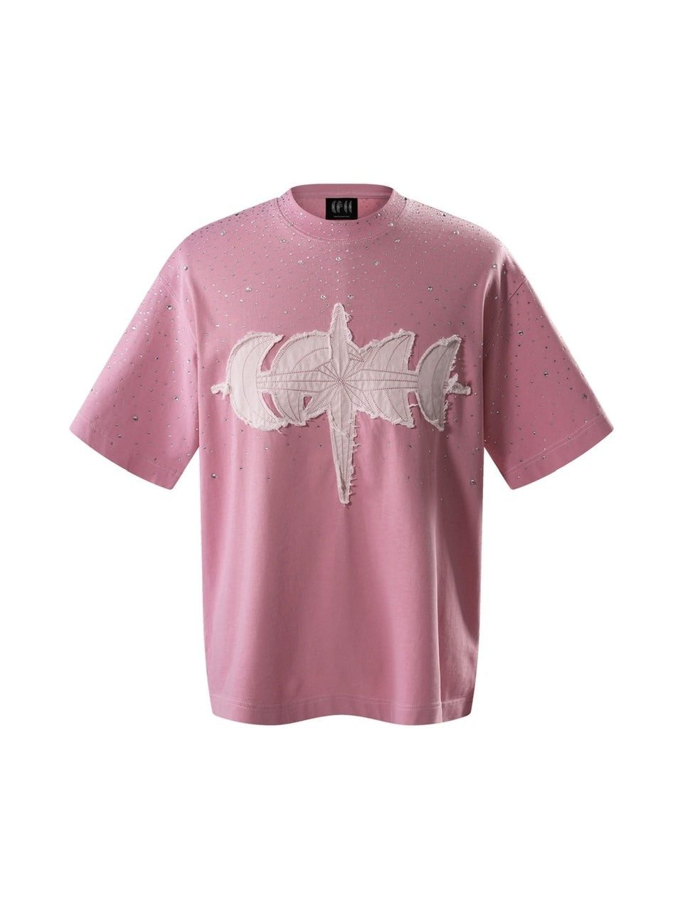 The Boy Has No Patience】LUMINOUS DAWN RHINESTONE TEE – PRESSING