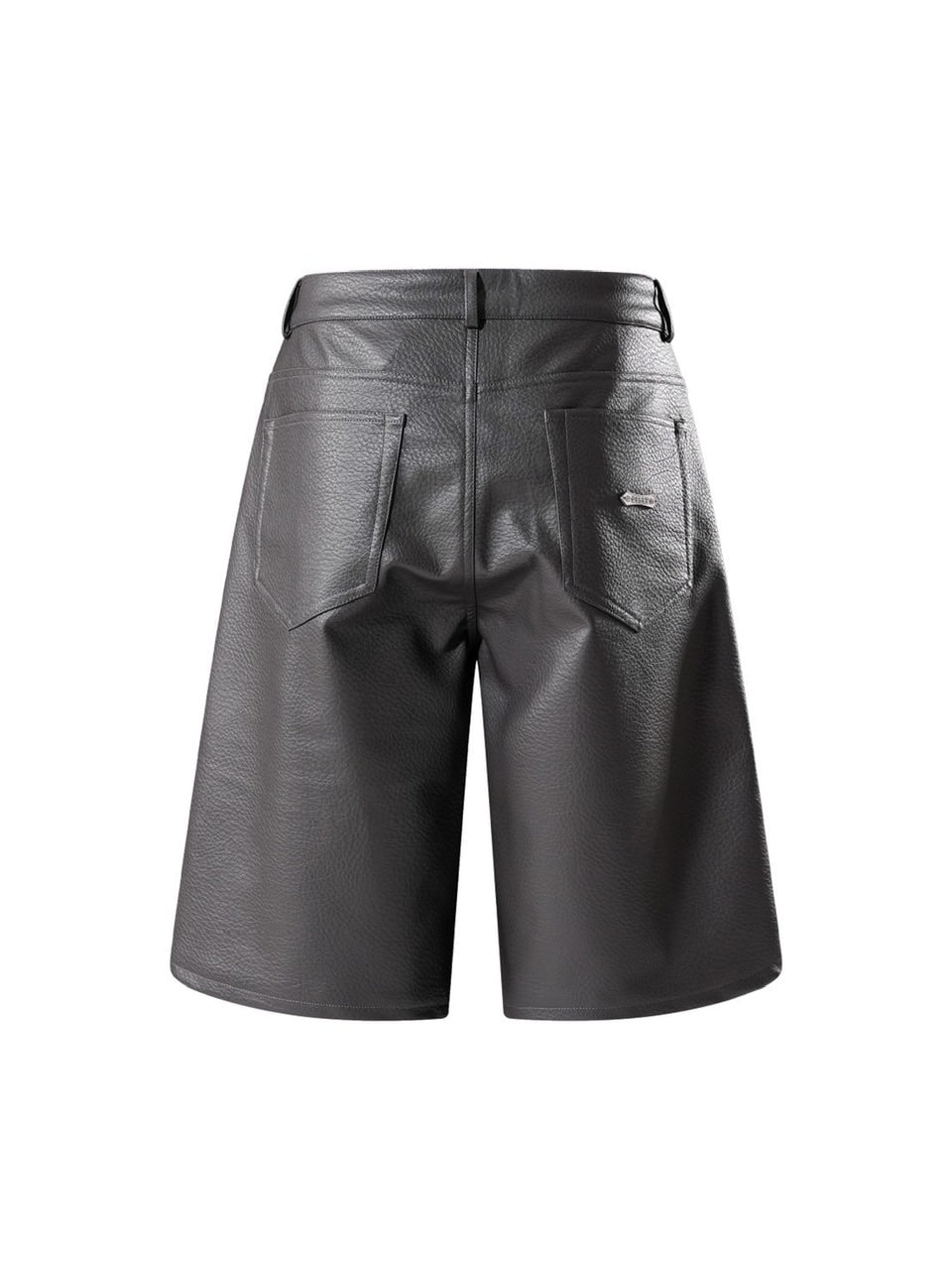 【The Boy Has No Patience】LUMINOUS DAWN LEATHER SHORTS / 【ザボーイハズノーペーシェンス】リベットコーティングハーフパンツ