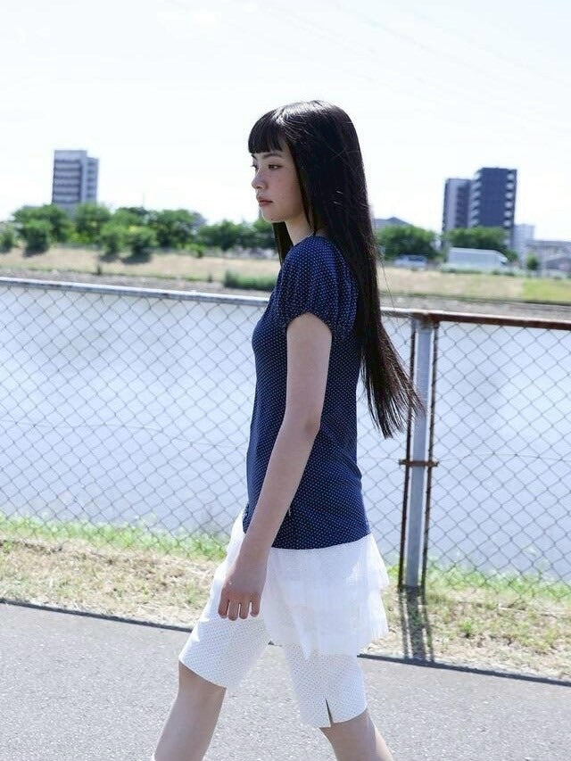 【Uglyshadow】DOTTED RUFFLE DRESS / 【アグリーシャドウ】ドットラッフルチュニック