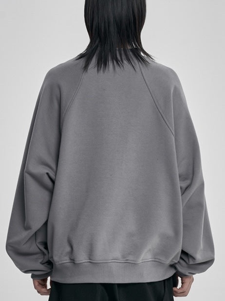 【AJOBYAJO】Raglan High Neck Arch Logo Sweatshirt / 【アジョバイアジョ】ラグランハイネックアーチロゴスウェットシャツ