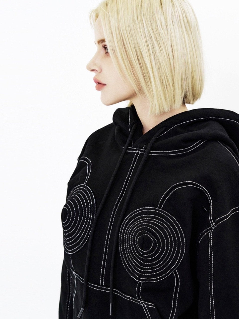 【E RIN AI E】JPG CORSET HOODIE