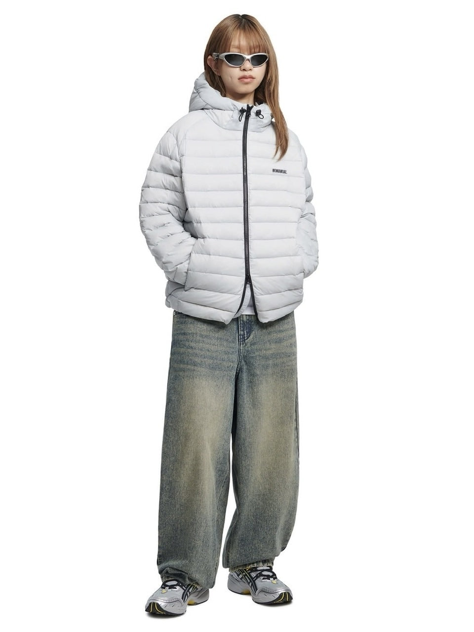 【NOMANUAL】WAVE CURVED DENIM PANTS