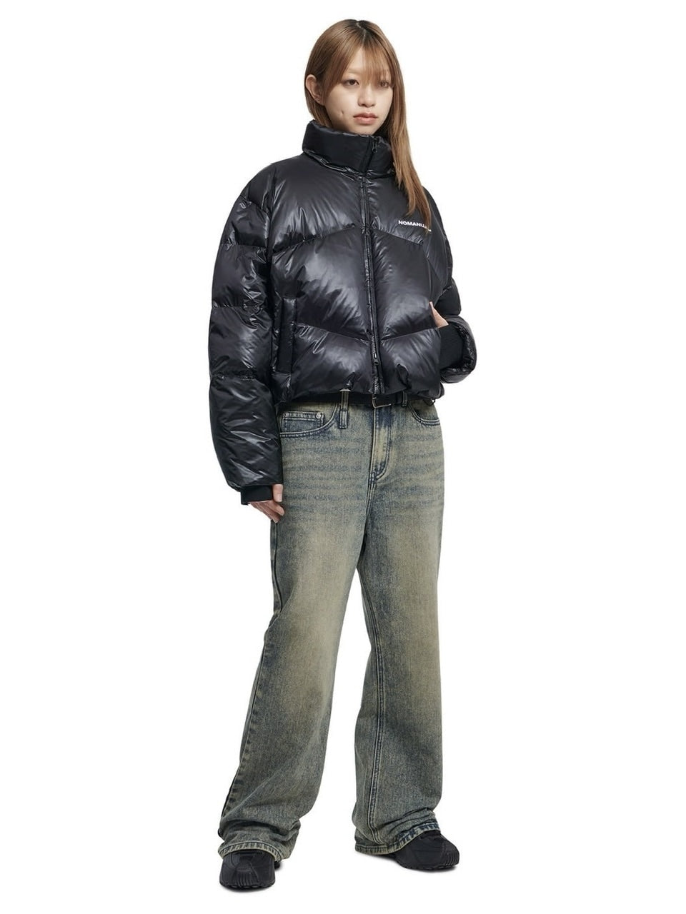 【NOMANUAL】SOFT FLARE DENIM PANTS