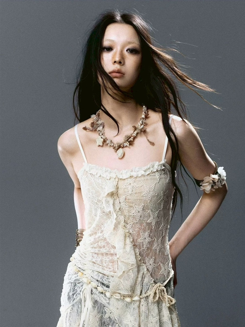 【Cest Nous】Fringe Star Necklace / 【セヌー】フリンジスターネックレス