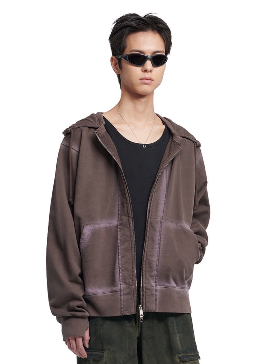 【NOMANUAL】AFTER HOODED ZIP-UP