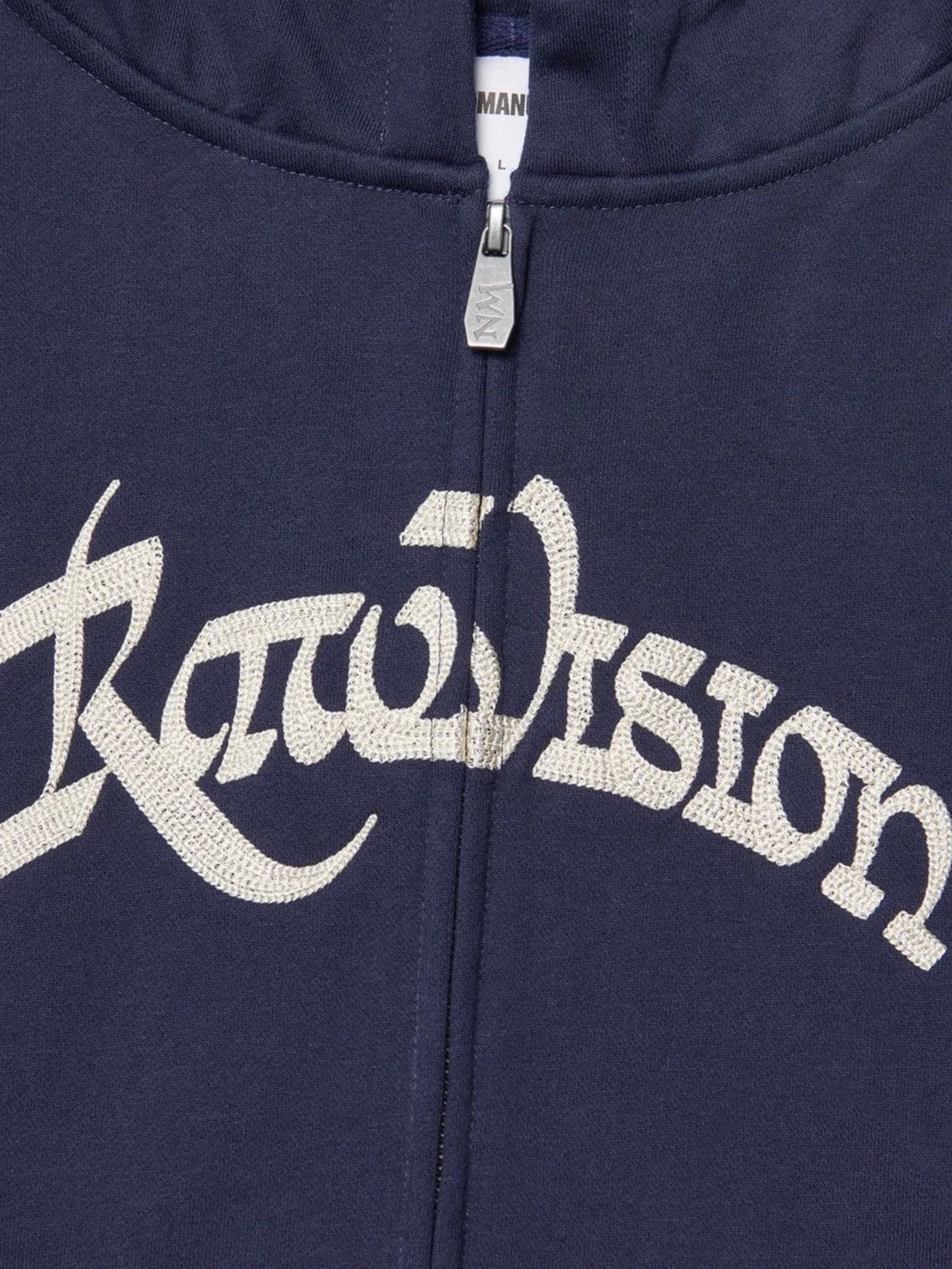 【NOMANUAL】R.V CHAIN STITCHED HOODED ZIP-UP