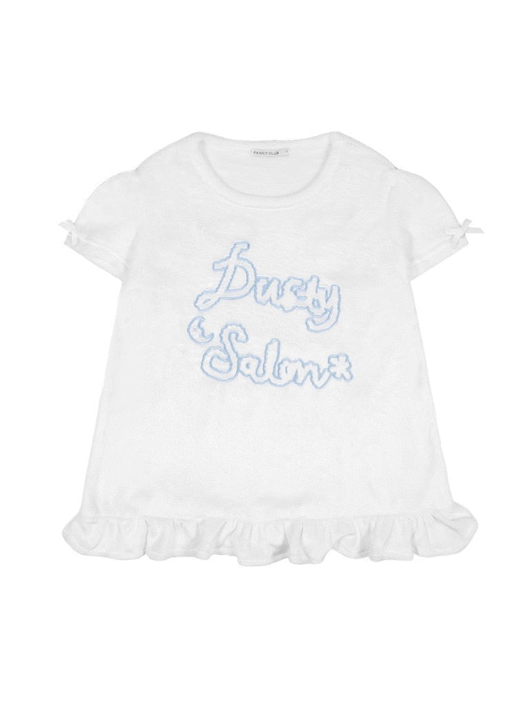 【FANCY X DUSTY】Zzz DUSTY SALON PAJAMA TOP / 【ファンシー X ダスティ】ZzzダスティーサロンパジャマTシャツ半袖ルームウェア