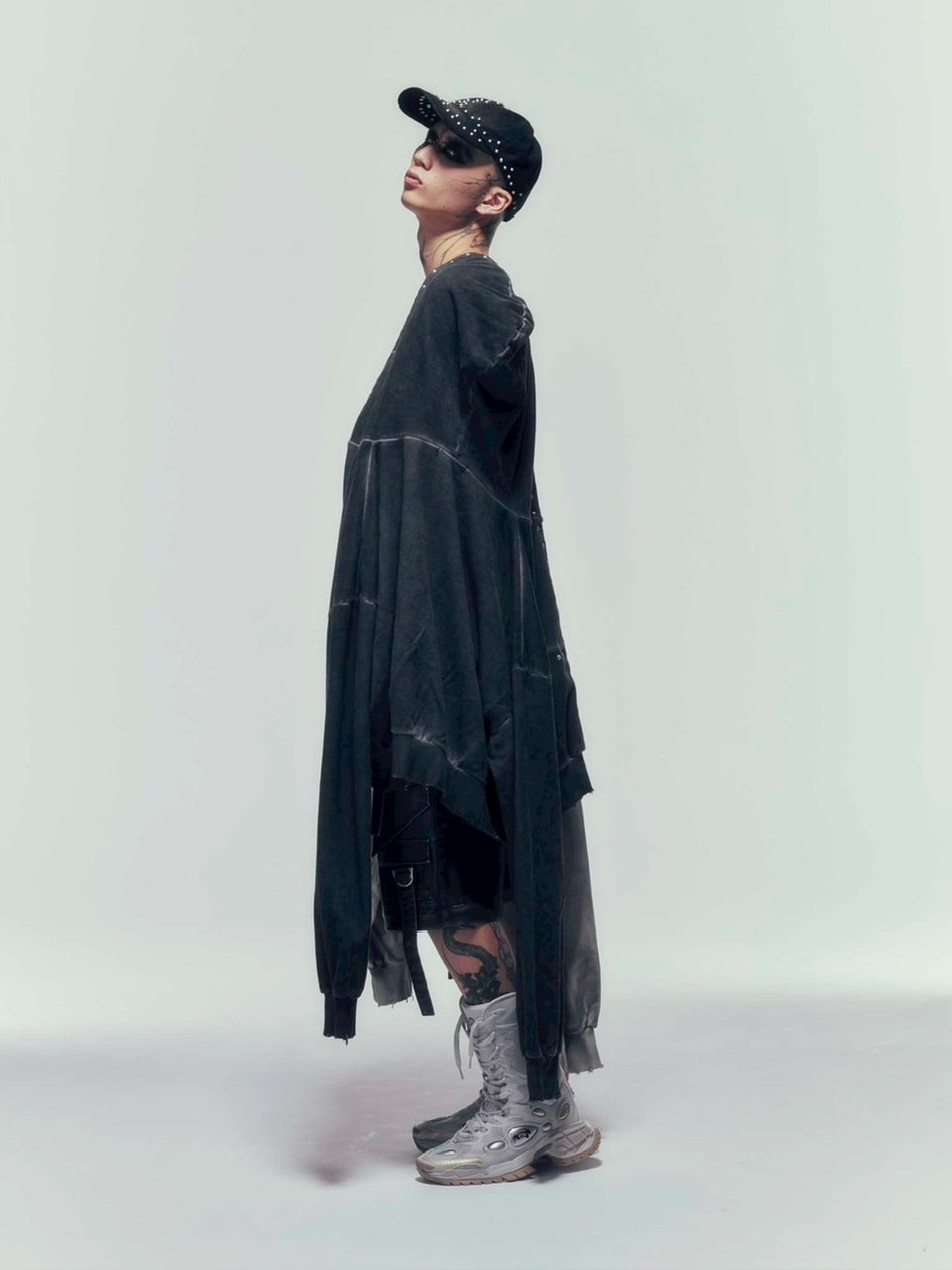 【DIG YOUR OWN GRAVE】SILENT CROSS CAP /【ディグユアオウングレイブ】スタッズキャップ