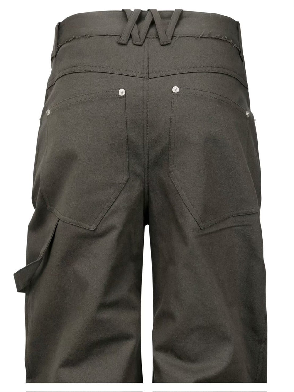 【NACHE】RAWCUT CURVED PANTS (UNISEX)