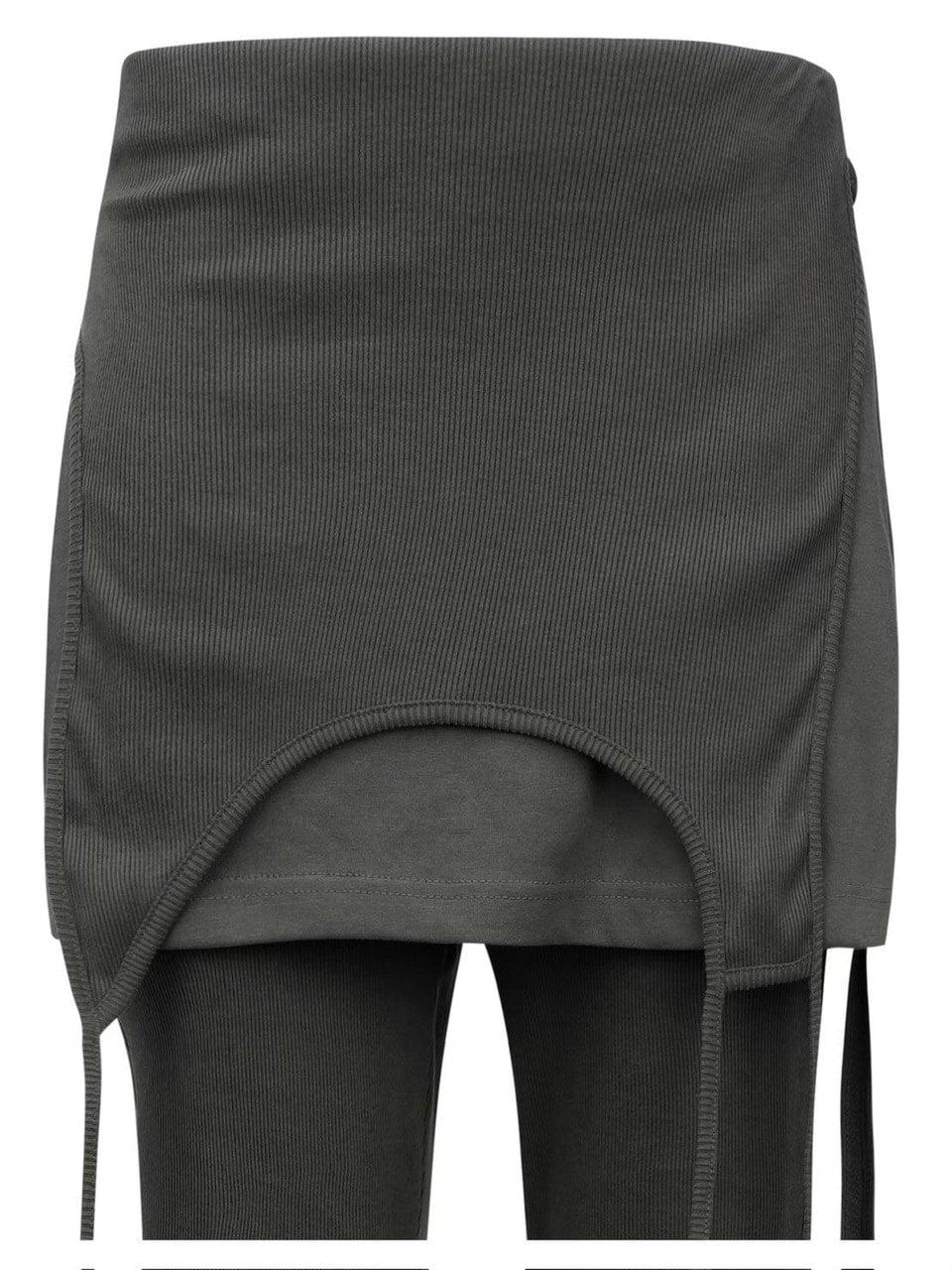 【NACHE】MIXED LAYERED SKIRT PANTS