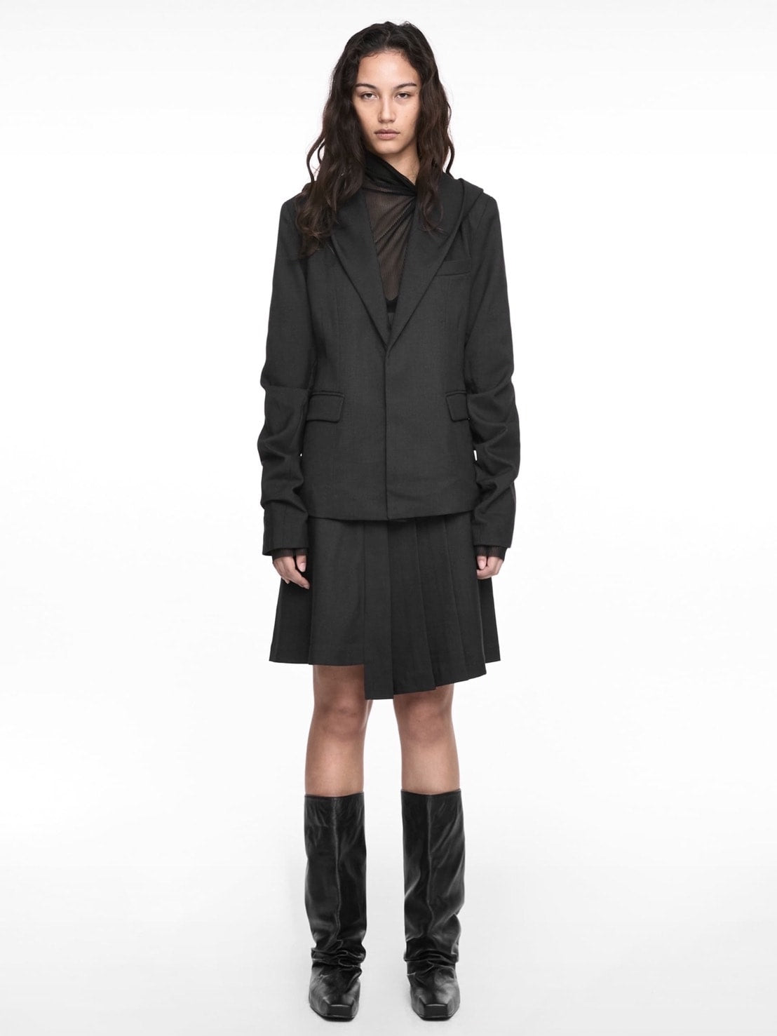 【NACHE】MAGNETIC HOODIE BLAZER