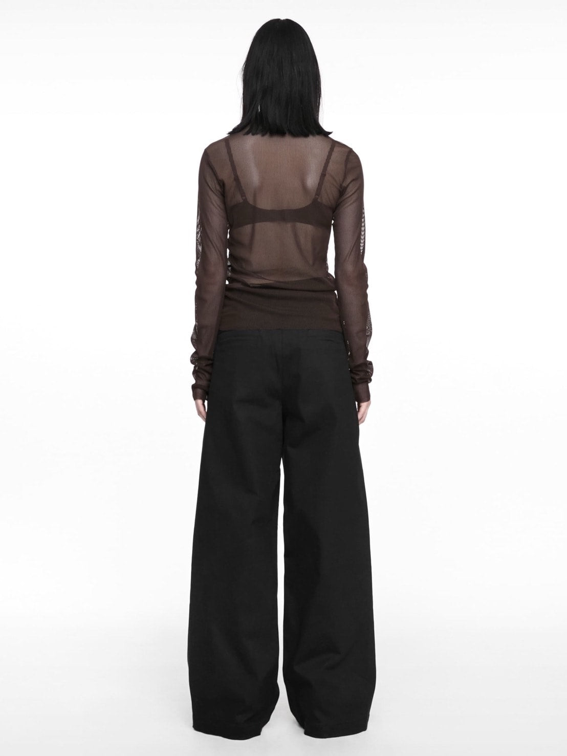 【NACHE】FOLDED WIDE PANTS (UNISEX)