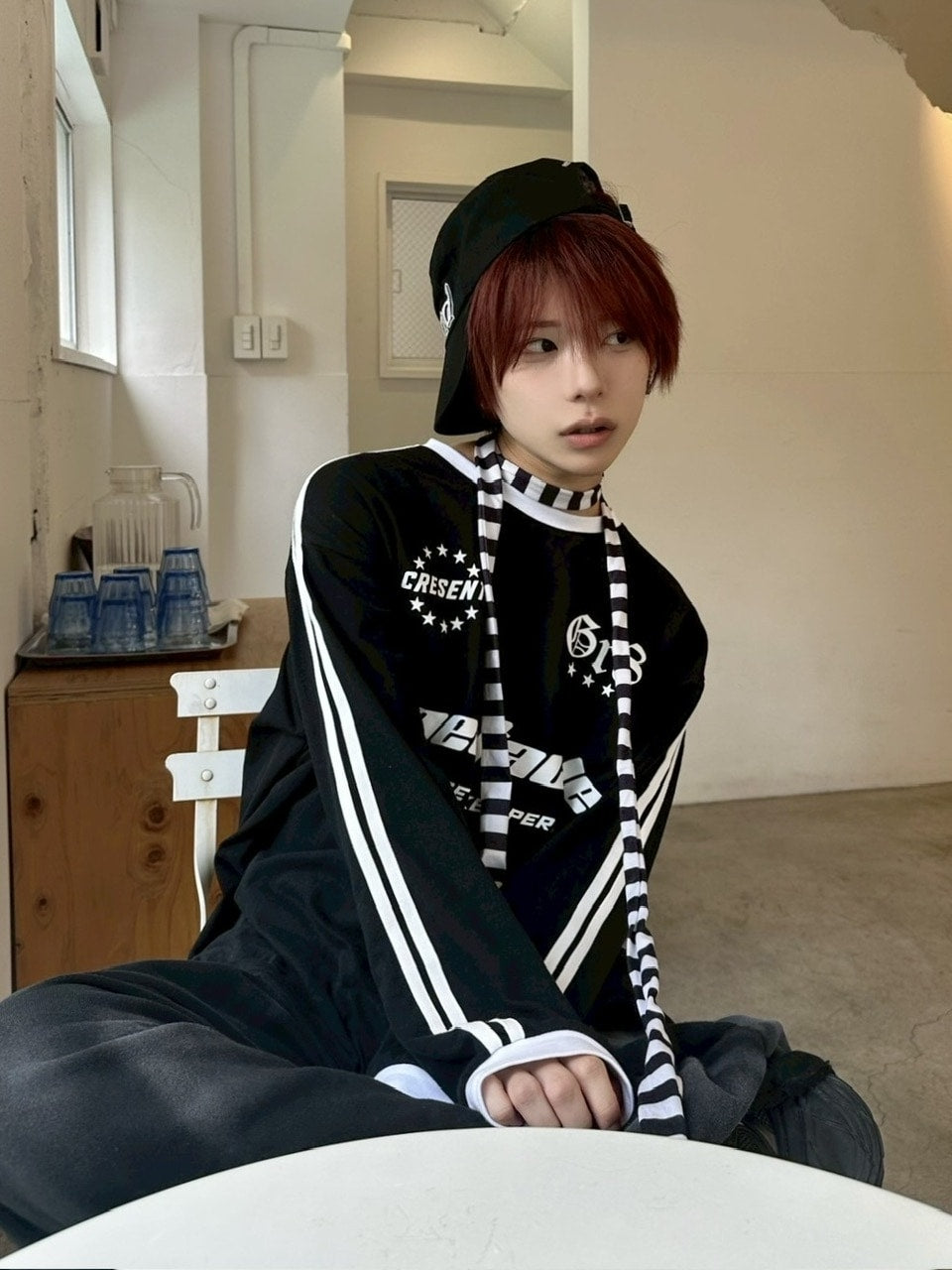 受注制【LUV CODE】sports long sleeve tee (3color)